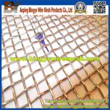 Brass Weave Crimped Wire Mesh for Sale